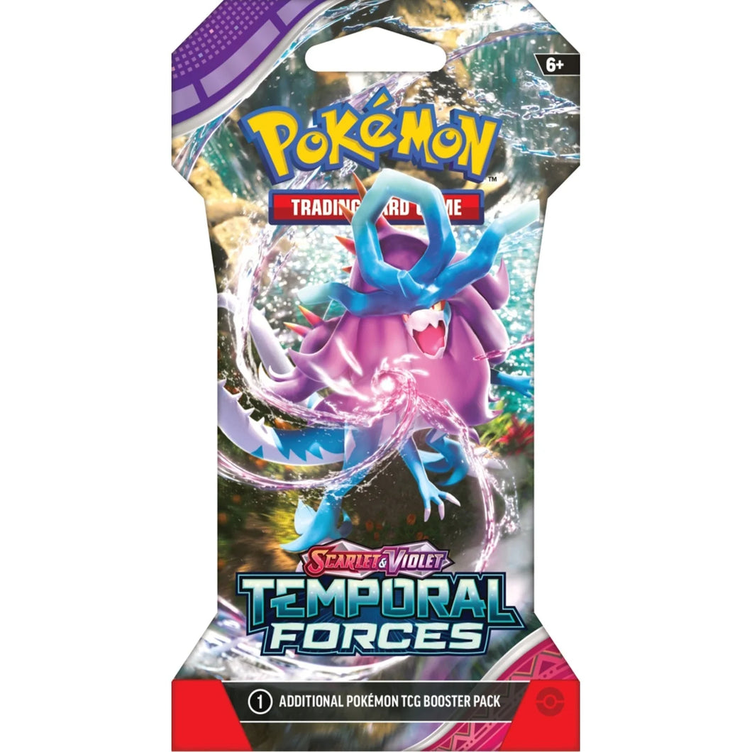 Pokemon TCG: Scarlet & Violet Temporal Forces Sleeved Booster Pack