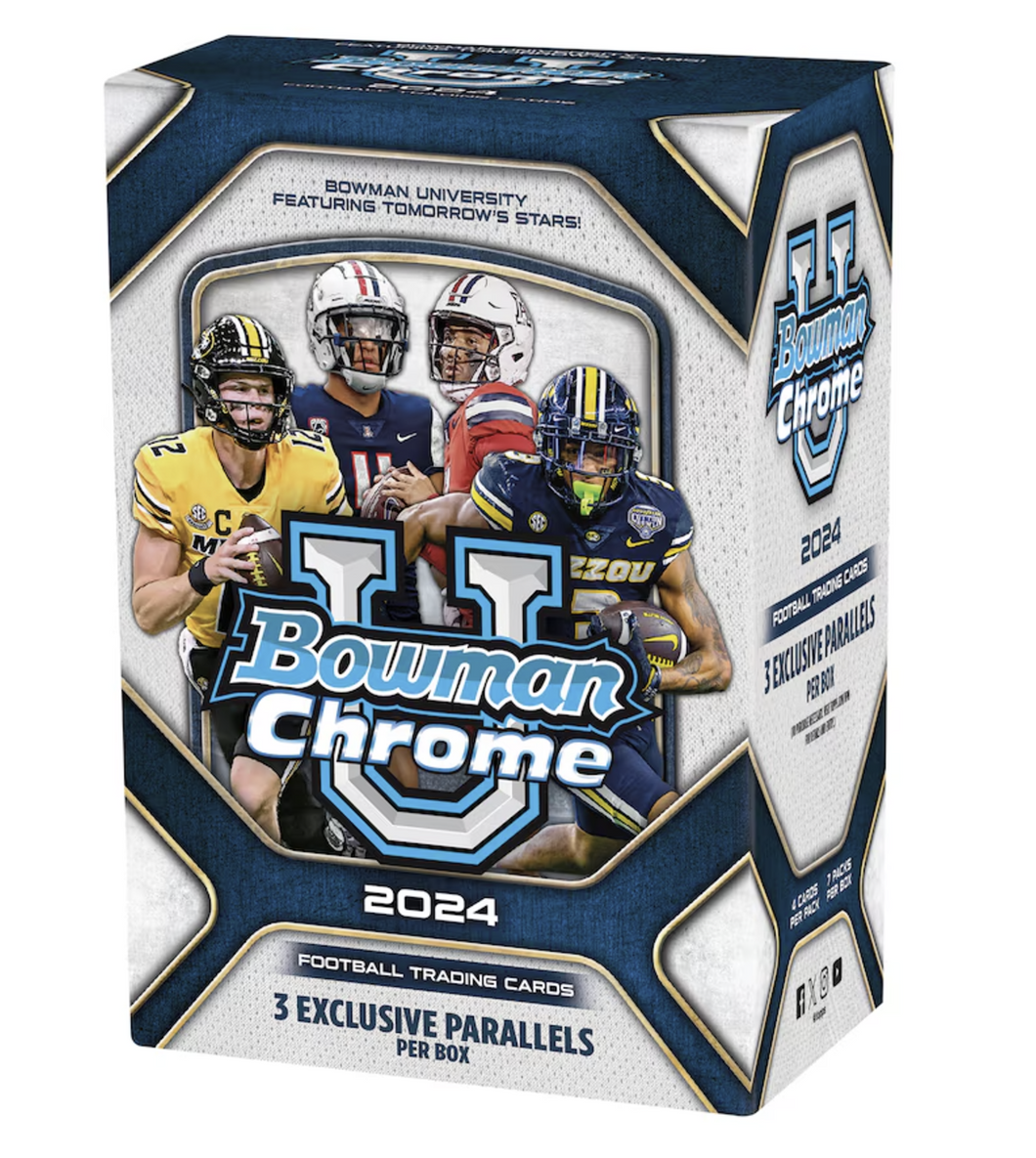 2024 Bowman Chrome University Football Blaster Box