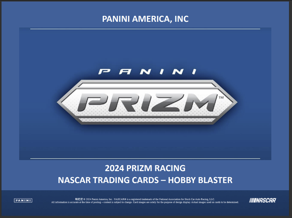 2024 Panini Prizm Racing Hobby Blaster Box