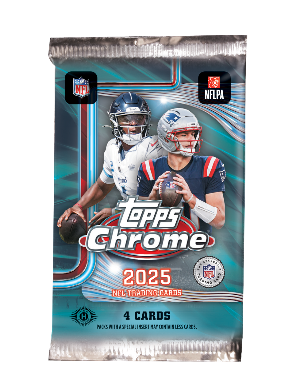 2025 Topps Chrome Football Hobby Pack