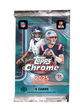 2025 Topps Chrome Football Hobby Pack