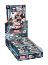 2025 Topps Chrome Football Hobby 12-Box Case
