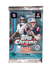 2025 Topps Chrome Football Hobby Jumbo Box