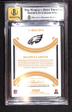 Load image into Gallery viewer, DeVonta Smith 2021 Panini Flawless Rookie Gems Signatures Diamond #9 BGS 8.5
