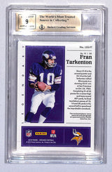 Fran Tarkenton 2018 Panini Encased Legendary Swatch Signatures Gold #LSS-FT 3/10