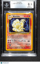 Load image into Gallery viewer, Ninetales 1999 Pokemon Base Unlimited #12 BGS 8.5
