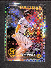 Load image into Gallery viewer, Jackson Merrill 2024 Topps Chrome Xfractor #207
