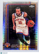 Jalen Brunson 2025-26 Topps Chrome Update Prism Refractor #20