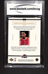 LeBron James 2003 Upper Deck LeBron James Box Set Preps to the Pros #11 BCCG 10