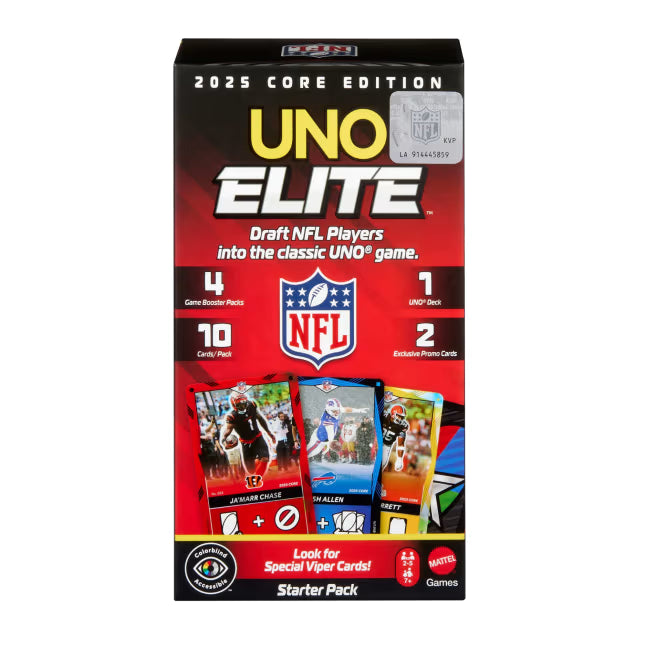 2025 UNO Elite Football Core Edition Starter Pack Box