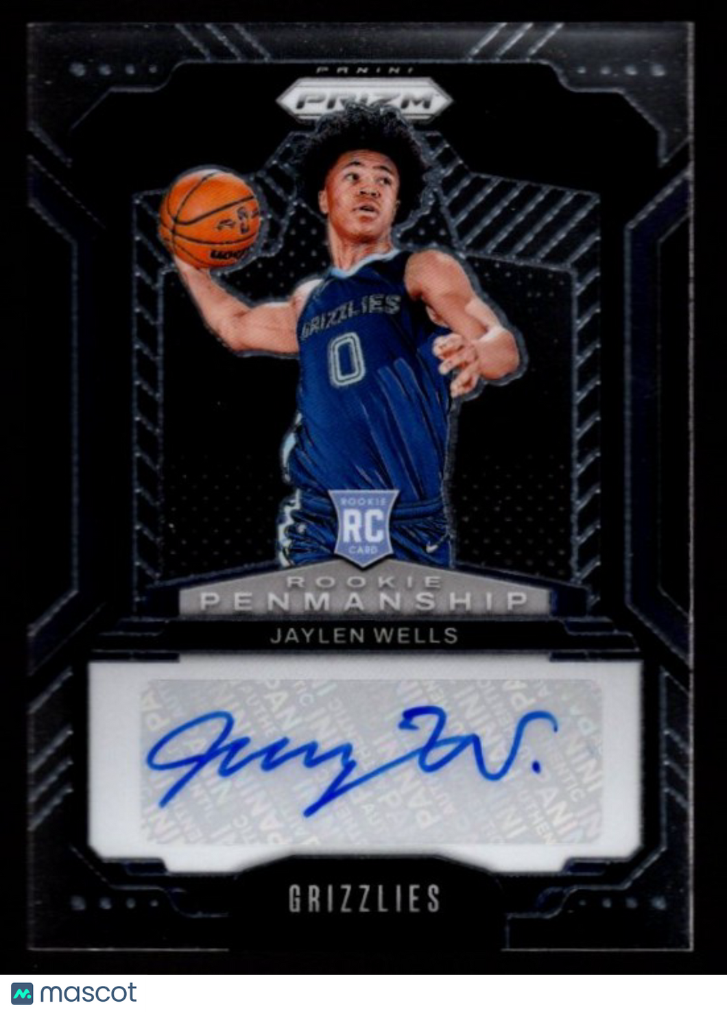 Jaylen Wells 2024-25 Panini Prizm Rookie Penmanship #RPE-JAY