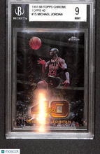 Load image into Gallery viewer, Michael Jordan 1997 Topps Chrome Topps 40 #T5 BGS 9
