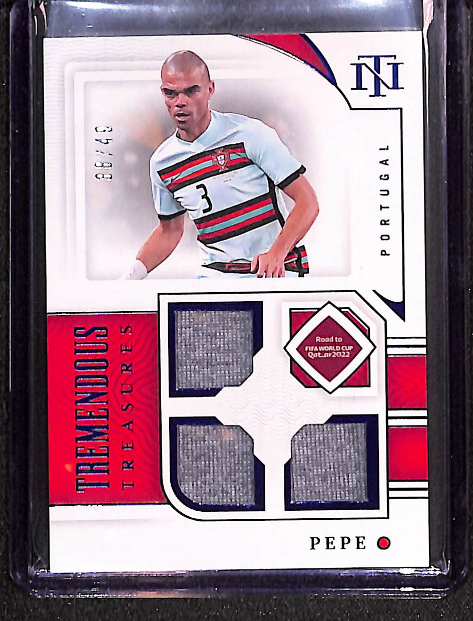 Pepe 2022 National Treasures Tremendous Treasures Ruby #TT-PE 38/49