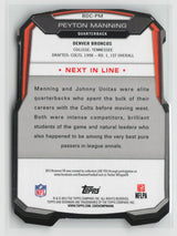 Peyton Manning 2013 Bowman Die Cut #BDC-PM