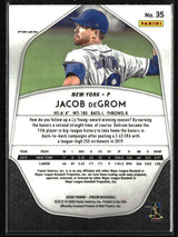 Jacob deGrom 2020 Panini Prizm Cosmic Haze Prizm #35
