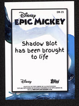 Shadow Blot 2026 Topps Disney Neon Epic Mickey #EM-25