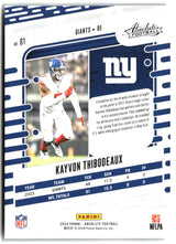 Kayvon Thibodeaux 2024 Panini Absolute Blue #81
