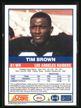 Tim Brown 1989 Score #86