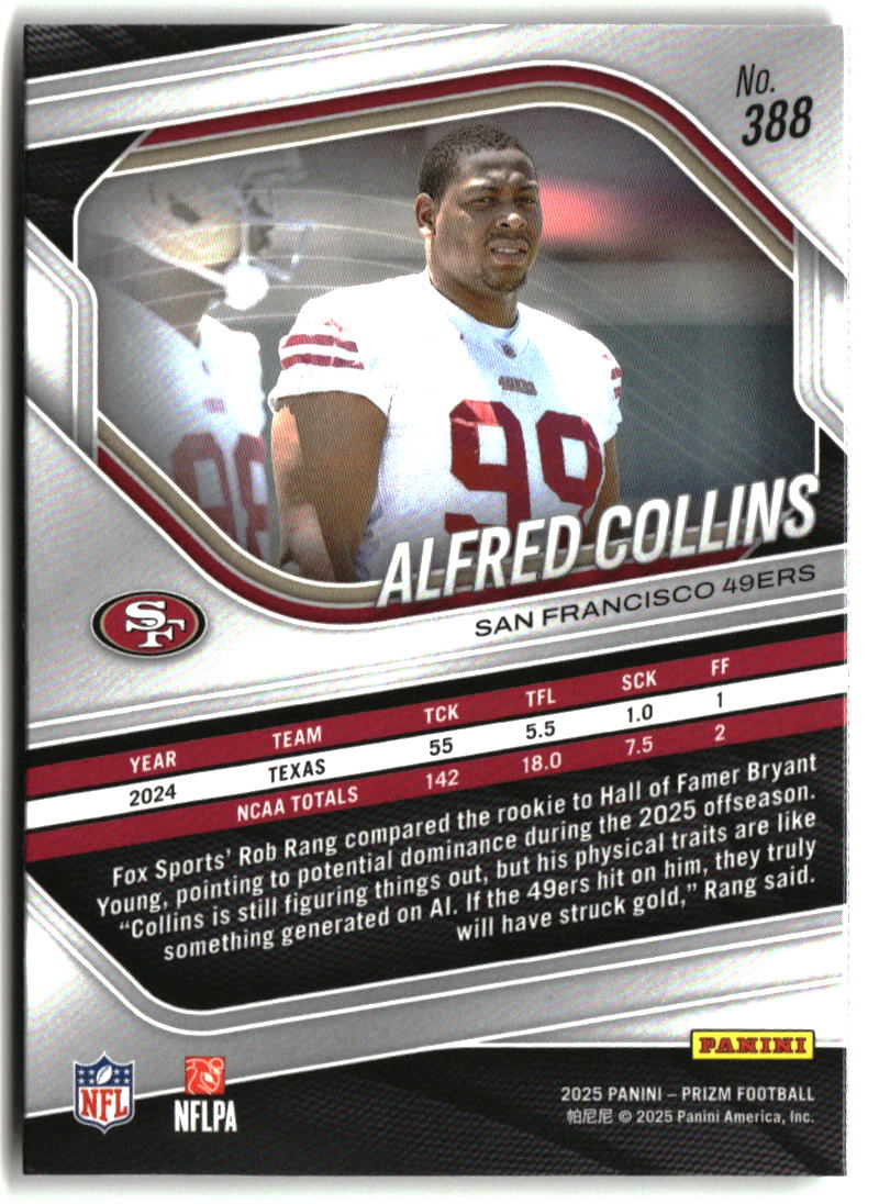 Alfred Collins 2025 Panini Prizm #388