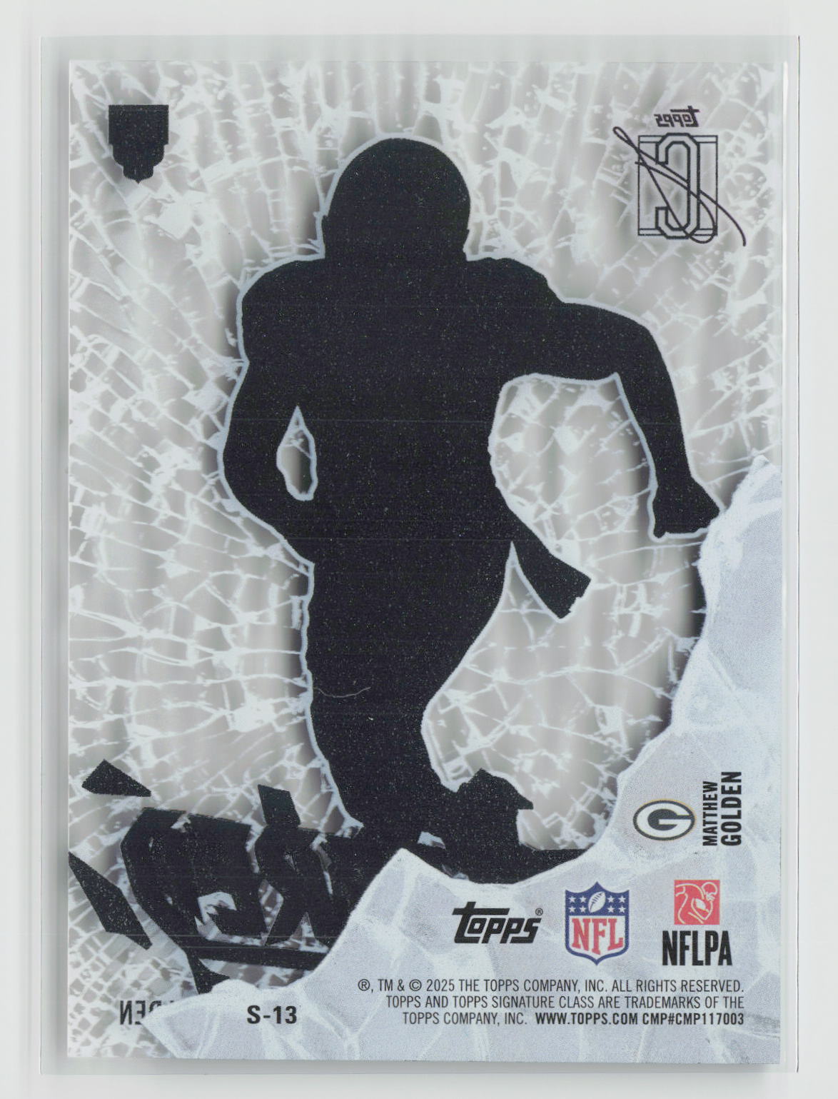 Matthew Golden 2025 Topps Signature Class Shattered #S-13