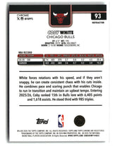 Coby White 2025-26 Topps Chrome Update Refractor #93