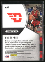 Obi Toppin 2020 Panini Prizm Draft Picks Collegiate Green #47