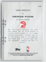 Dominique Wilkins 2025-26 Hoops Dunk-umentory #D-8