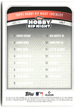 Dylan Crews 2025 Topps Hobby Rip Night #7