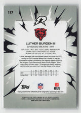 Luther Burden III 2025 Topps Resurgence Signatures Black & White Refractor #117