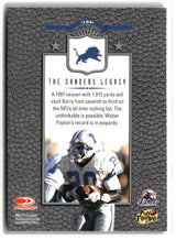 Barry Sanders 1997 Leaf #194