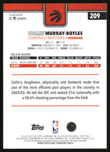 Collin Murray-Boyles 2025-26 Topps #209