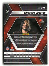 Quinshon Judkins 2025 Panini Mosaic Mosaic Reactive Purple #276
