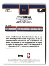 Allen Iverson 2025-26 Topps Chrome Update Refractor #145