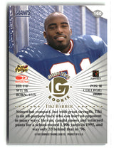 Tiki Barber 1997 Leaf #160