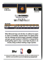 T.J. McConnell 2025-26 Topps Chrome Update Refractor #125