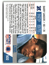 Barry Sanders 1991 Pro Set #502