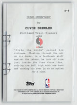 Clyde Drexler 2025-26 Hoops Dunk-umentory #D-9