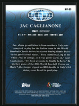 Jac Caglianone 2026 Finest World's Finest #WF-33