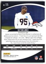 Sai'vion Jones 2025 Panini Absolute Retail #175