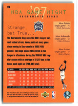 Sacramento Kings 1997-98 Collector's Choice #178