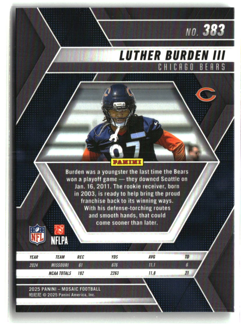 Luther Burden III 2025 Panini Mosaic #383
