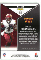 Brian Robinson Jr. 2022 Panini Rookies & Stars #122
