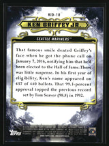 Ken Griffey Jr. 2016 Topps Tribute to the Kid #KID-18