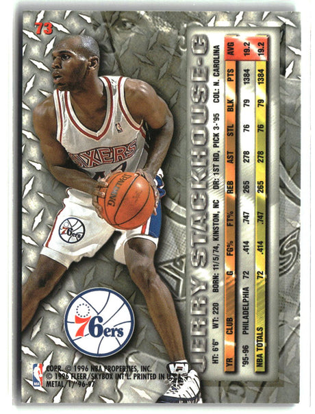 Jerry Stackhouse 1996-97 Metal #73