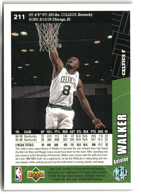 Antoine Walker 1996-97 Collector's Choice #211