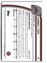 Carnell Tate 2024 Bowman University Chrome #39