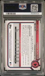 Chase DeLauter 2022 Bowman Draft Chrome Green Refractor #BDC-49 #/99 PSA 10