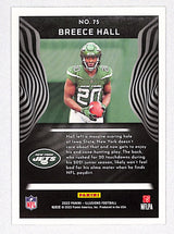 Breece Hall 2022 Panini Illusions Trophy Collection Blue #75 #/75