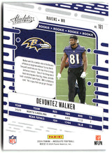 Devontez Walker 2024 Panini Absolute Retail #181