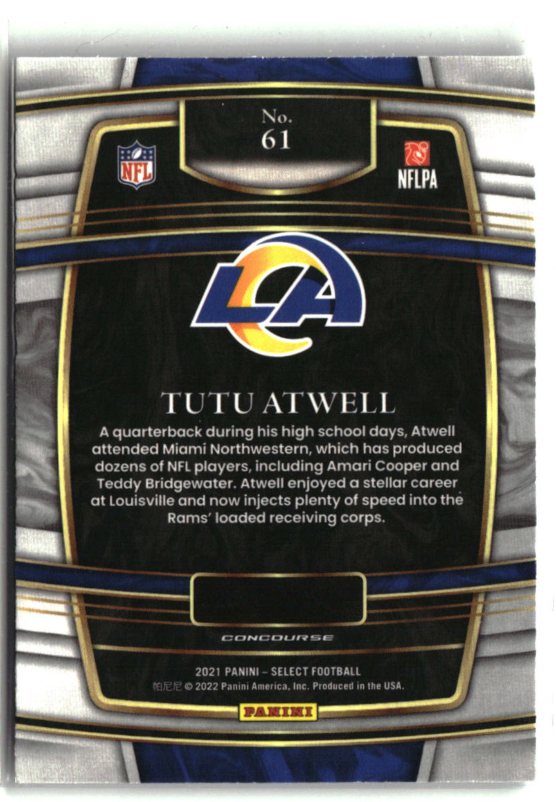 Tutu Atwell 2021 Panini Select #61